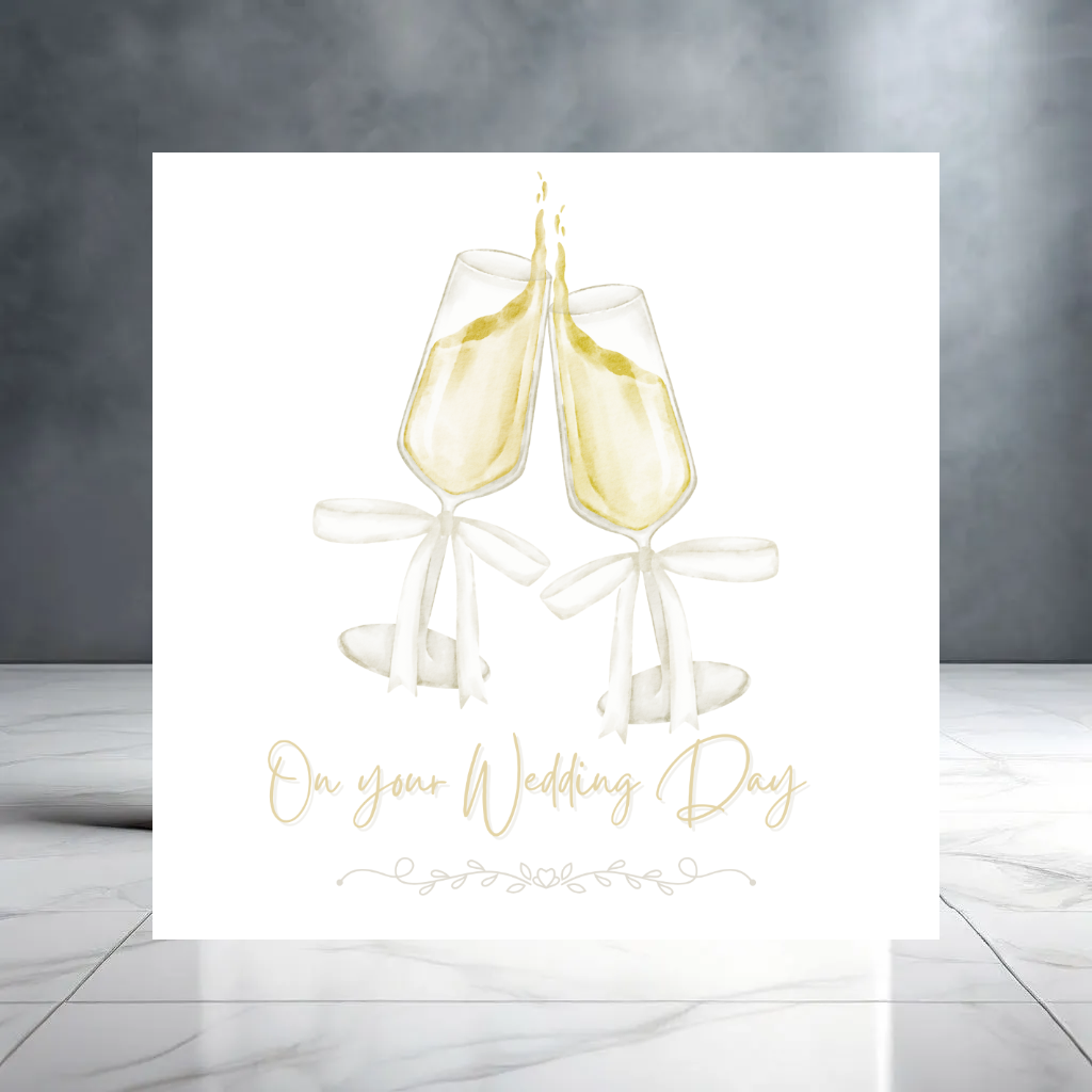 On Your Wedding Day - Celebration Wedding Card for Couple